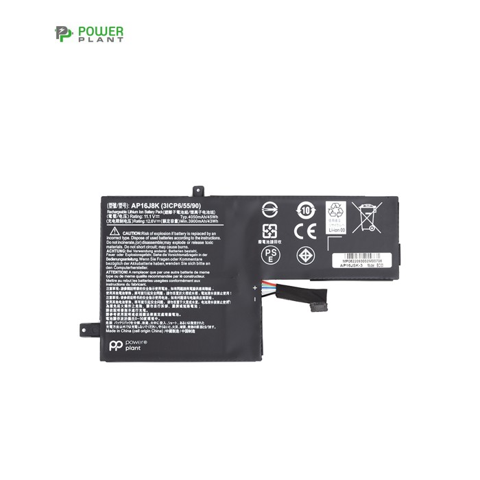 Акумулятор до ноутбука ACER Chromebook 11 C731 (AP16J5K) 11.1V 3900mAh PowerPlant (NB410644)