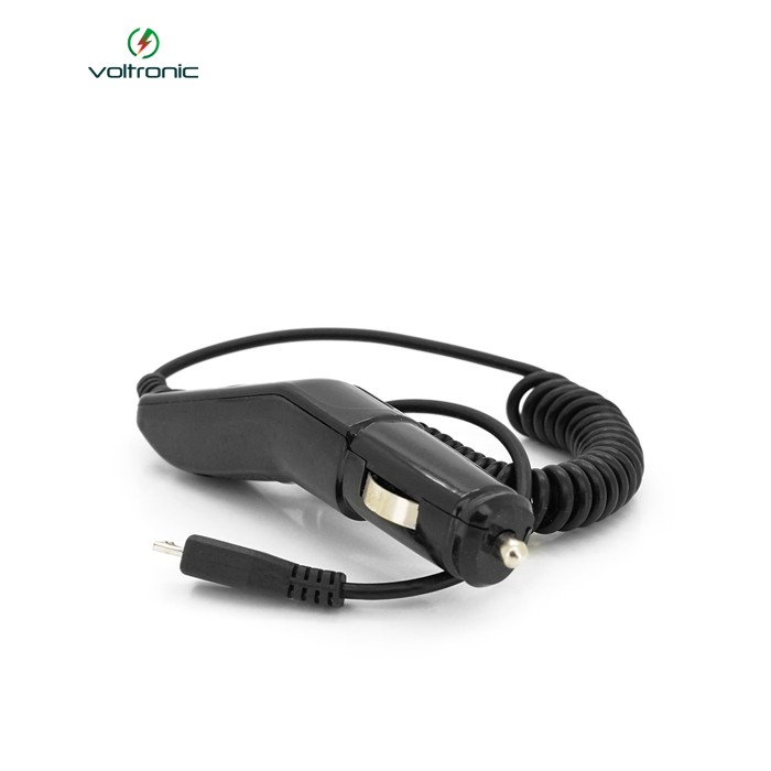 АЗУ Noname 12V-USB micro, 5-5.5V, 0,5A, Black, Box