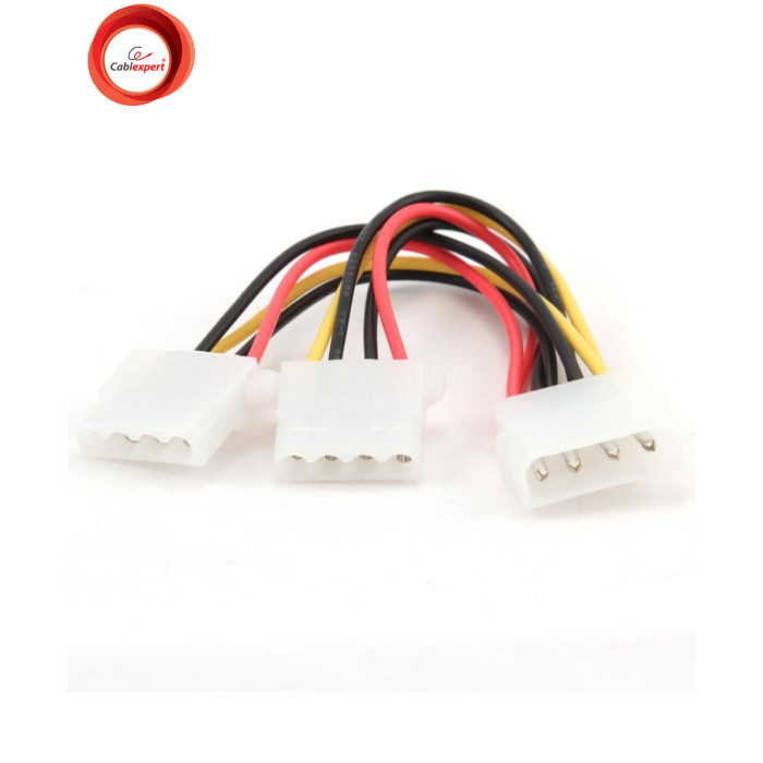 Кабель живлення Molex to 2xMolex 0.15m Cablexpert (CC-PSU-1)