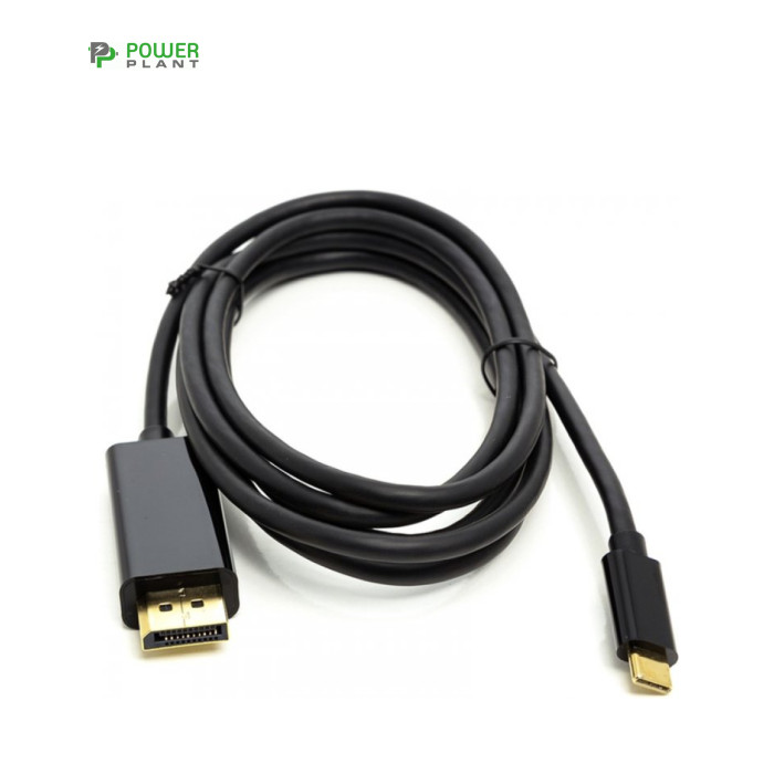 Кабель мультимедійний USB-C to DisplayPort M 1.8m Thunderbolt 3 4K PowerPlant (CA911844)