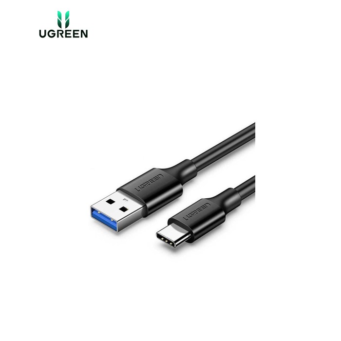 Дата кабель USB 3.0 AM to USB-C 1.0m US184 Black Ugreen (20882)