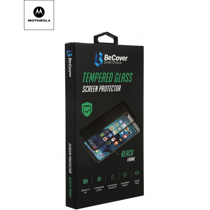 Стекло защитное BeCover Motorola Moto G10 / G30 Black (706449)