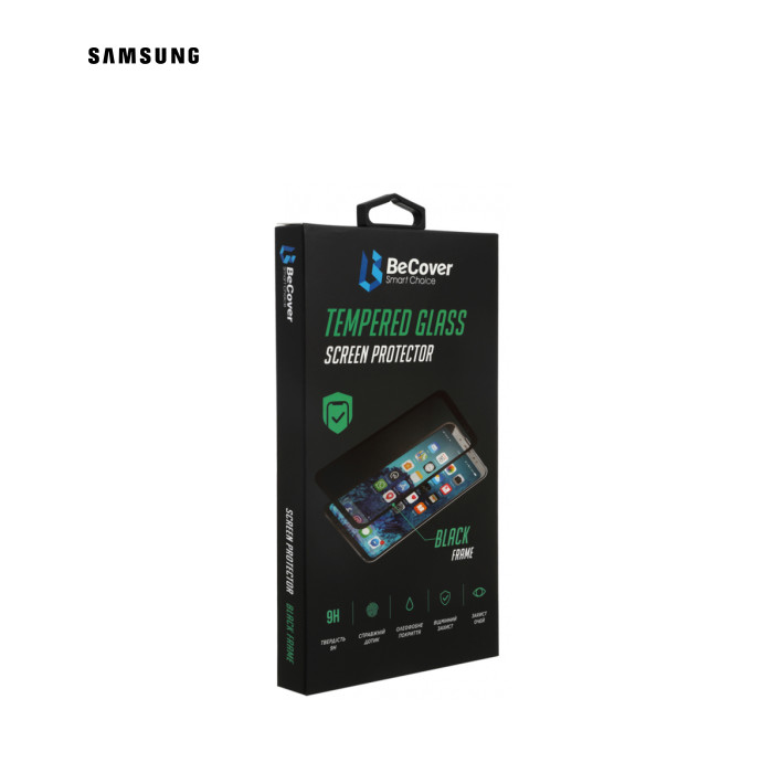 Скло захисне BeCover Samsung Galaxy A22 SM-A225 Black (706609)