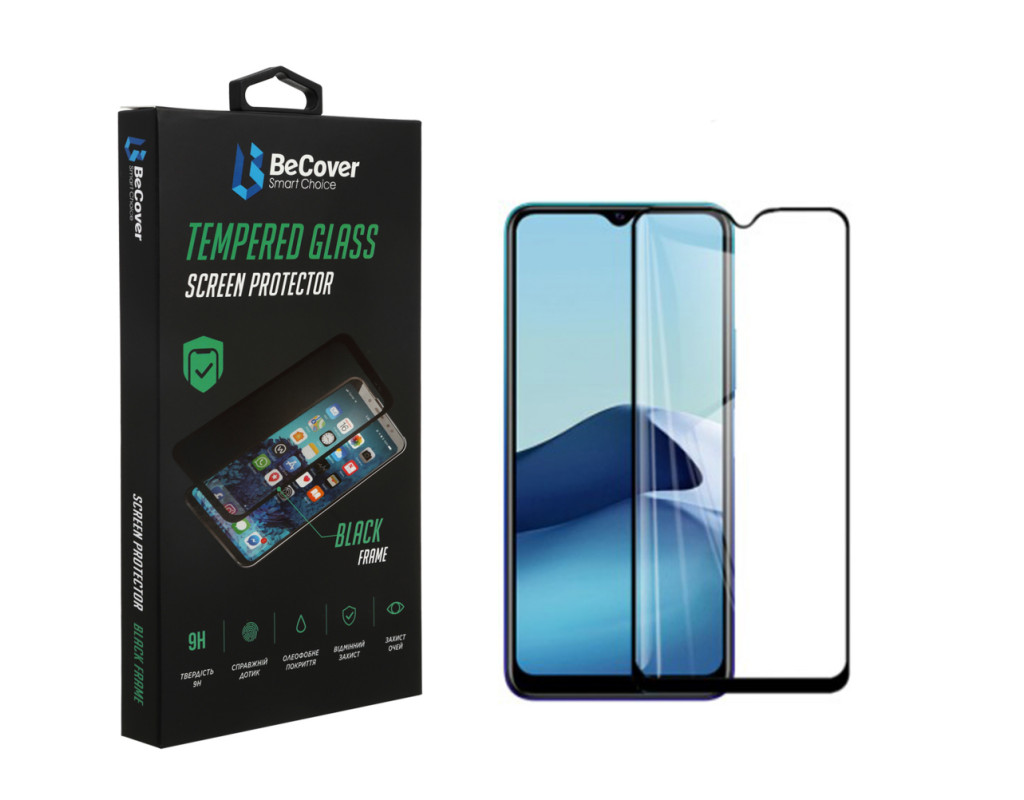 Скло захисне BeCover Vivo Y20 Black (706485)
