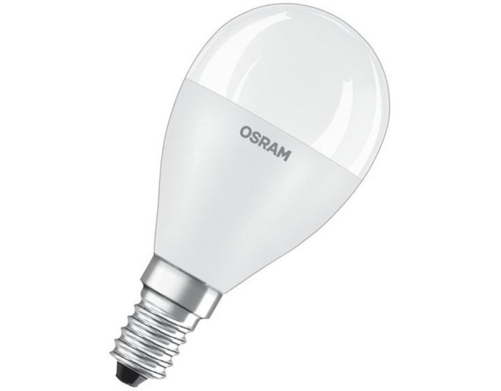 Лампочка Osram LED VALUE CL P60 6,5W/830 230V FR E14 10X1 (4058075623927)