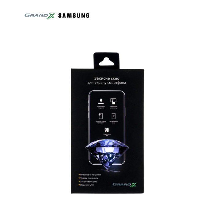 Скло захисне Grand-X Samsung Galaxy A01 2020 black (GXSGA0120FCB)