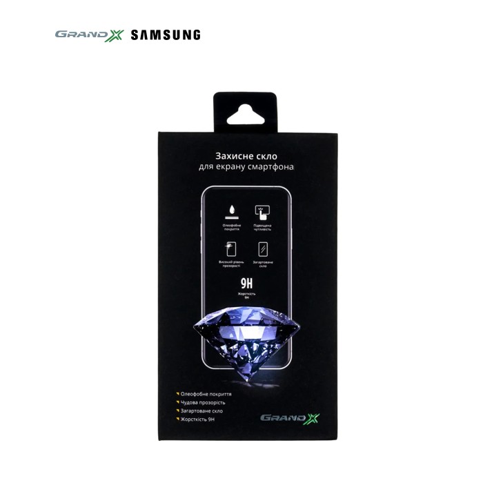 Стекло защитное Grand-X Samsung Galaxy A31 2020 black (GXSGA3120FCB)