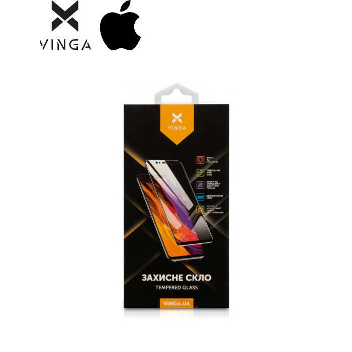 Скло захисне Vinga Apple iPhone 13 / 13 Pro / 14 (VGIP13)