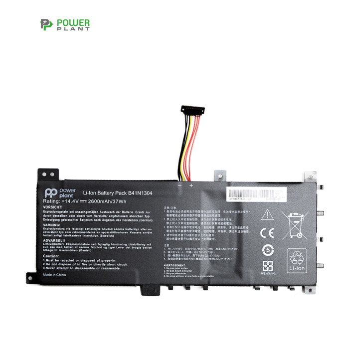 Аккумулятор для ноутбука ASUS V451L (B41N1304) 14.4V 2600mAh PowerPlant (NB431403)