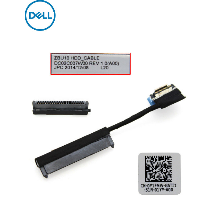 Шлейф жесткого диска для ноутбука Dell Latitude E5550, E7450, P/N 0Y1FMW (A42640)