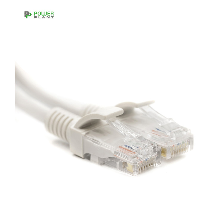 Патч-корд 25м, UTP, cat.5e, CU, white PowerPlant (CA912636)