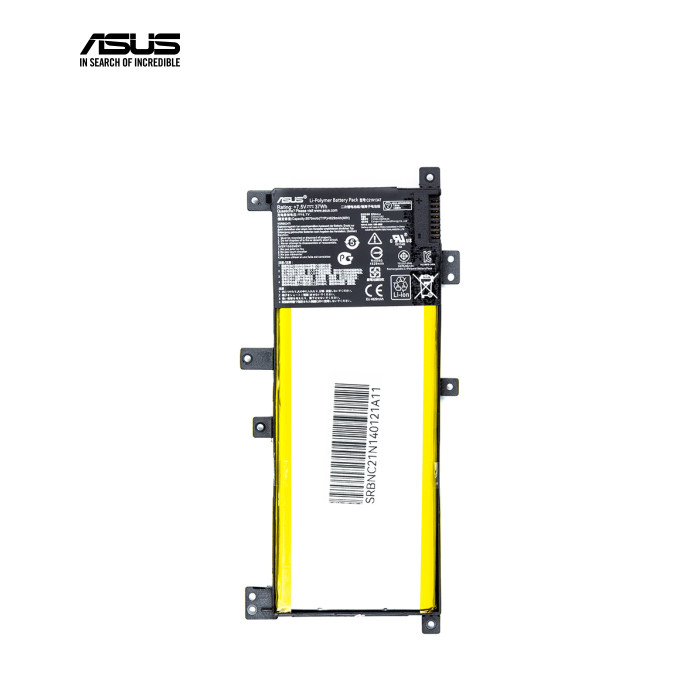 Акумулятор до ноутбука ASUS X455 (C21IN401) 7.5V 37Wh (NB430789)