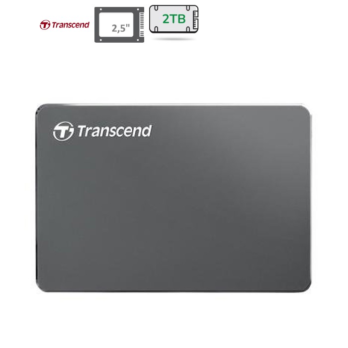 Зовнішній жорсткий диск 2.5" 2TB Transcend (TS2TSJ25C3N)