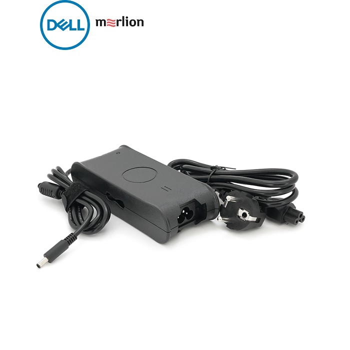 Блок живлення MERLION для ноутбука DELL 19.5V 4.62A (90 Вт) штекер 4.5 * 3.0 мм, довжина 0,9 м + кабель живлення