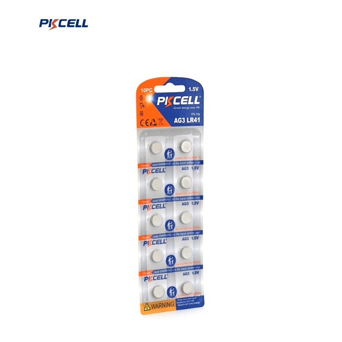 Батарейка лужна PKCELL 1.5V AG3, 10 штук в блістері ціна за блістер, Q