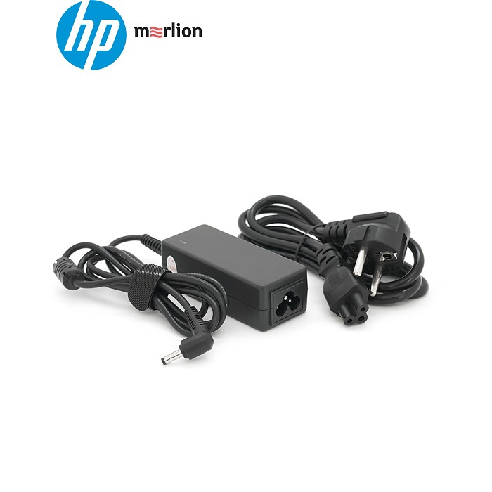 Блок живлення MERLION для ноутбука HP 19V 2.05A (39 Вт) штекер 4.0*1.7мм, довжина 0,9м + кабель живлення