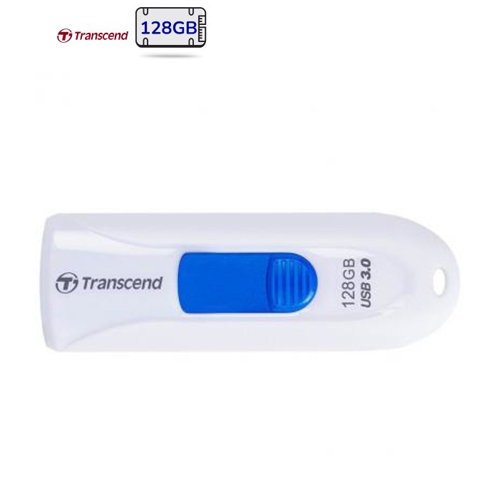 USB флеш накопитель Transcend 128GB JetFlash 790 White USB 3.0 (TS128GJF790W)