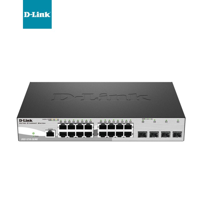 Коммутатор сетевой D-Link DGS-1210-20/ME