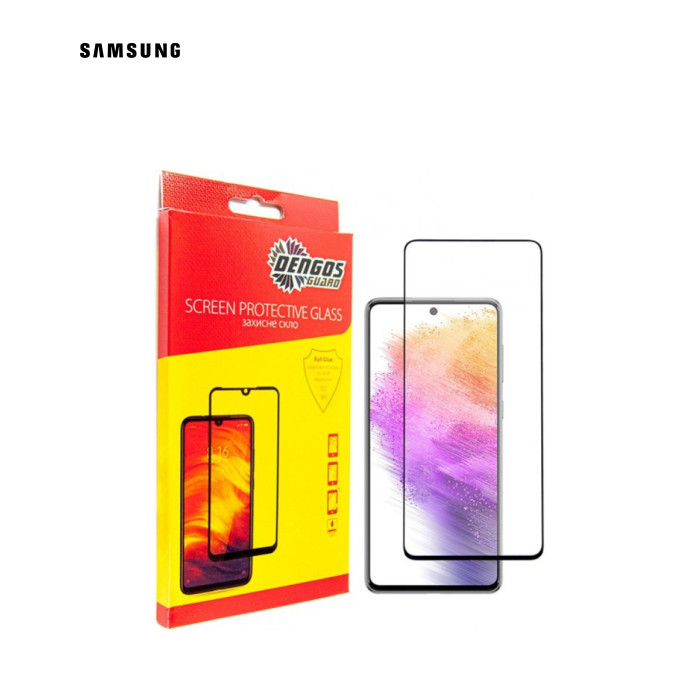 Стекло защитное Dengos Full Glue Samsung Galaxy A73 5G (TGFG-213)