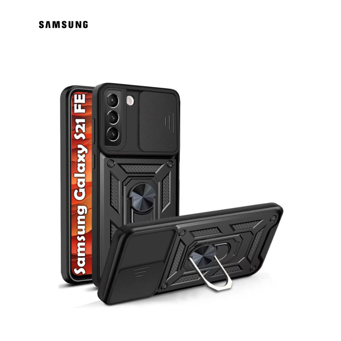 Чохол до мобільного телефона BeCover Military Samsung Galaxy S21 FE SM-G990 Black (707364)