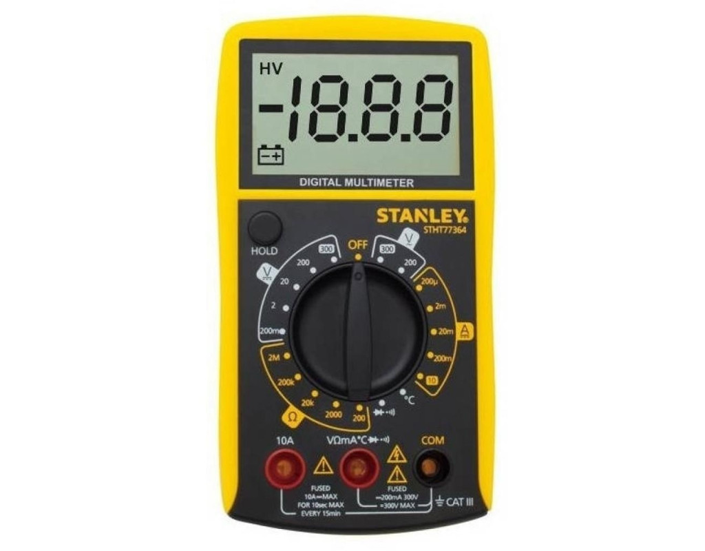 Цифровий мультиметр Stanley AC / DC 0-300V (STHT0-77364)