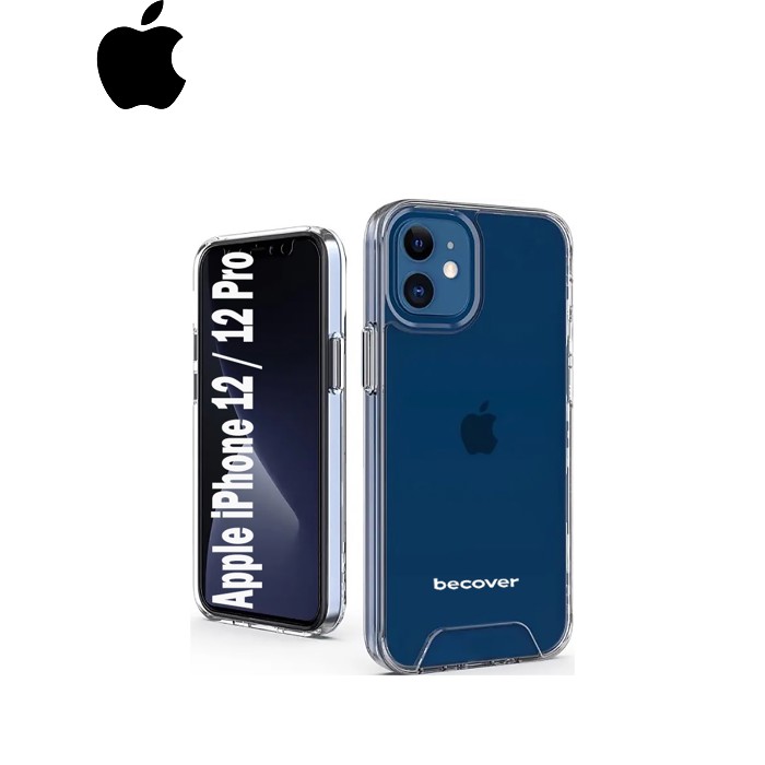 Чохол до мобільного телефона BeCover Space Case Apple iPhone 12 / 12 Pro Transparancy (707793)