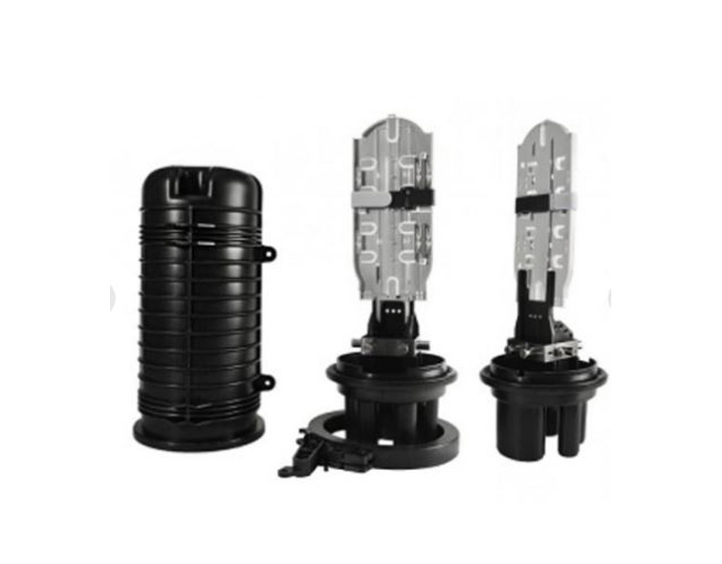 Муфта оптична Crosver FOSC-TA400 / 24-1-24 тупикового типу, герметична, 5 вводів, 4 касети, до 48 зварок
