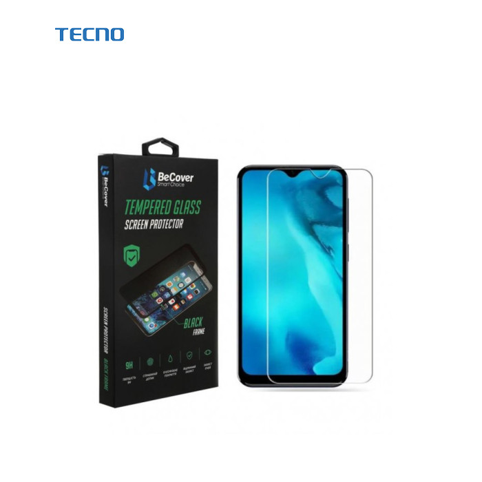 Скло захисне BeCover Tecno Pop 5 (BD2p) 2/32Gb Crystal Clear Glass (707874)