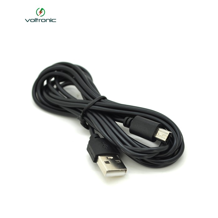 Кабель USB 2.0 (AM / Mini 5 pin) 2м, чорний