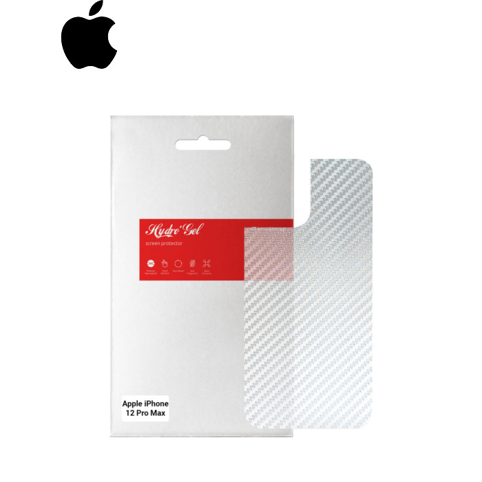 Плівка захисна Armorstandart back side Apple iPhone 12 Pro Max Carbone Silver (ARM61067)