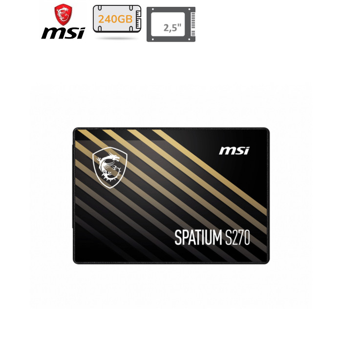 Накопитель SSD 2.5" 240GB Spatium S270 MSI (S78-440N070-P83)