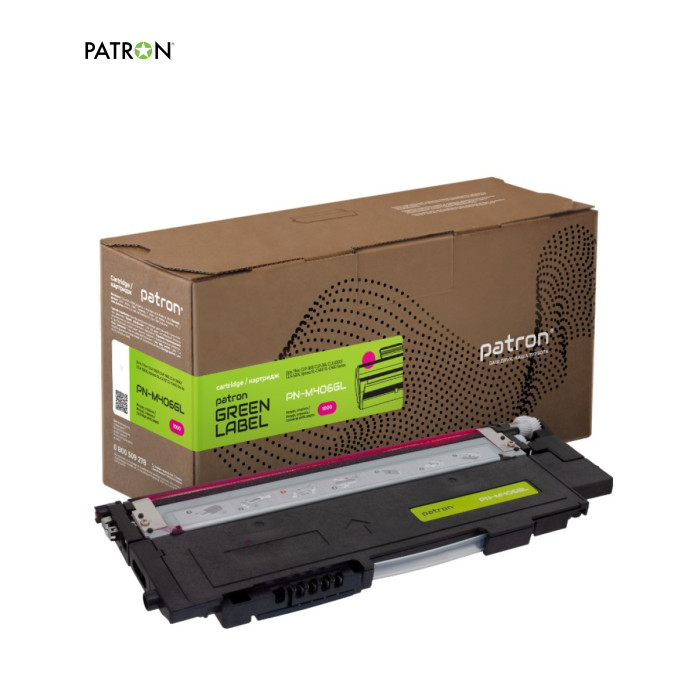 Тонер-картридж Patron Samsung CLT-406S Green Label, magenta (PN-M406GL)