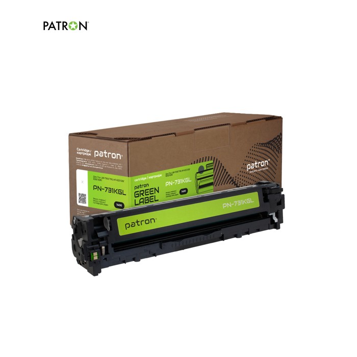 Картридж Patron Canon 731 Green Label, black (PN-731KGL)