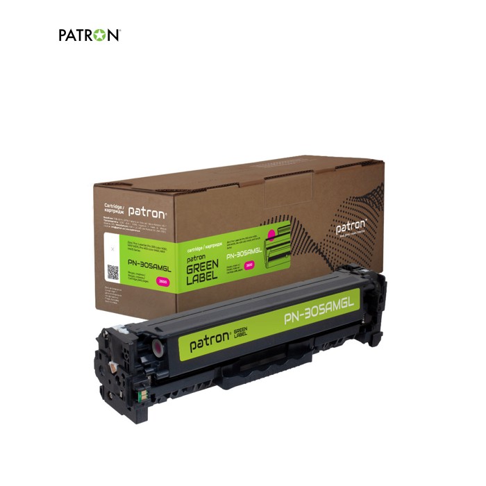Картридж Patron HP 305A (CE413A) magenta Green Label (PN-305AMGL)