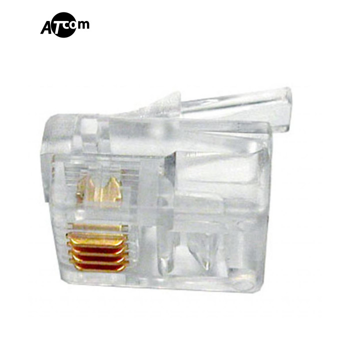 Коннектор Atcom RJ12 6P4C (12419)