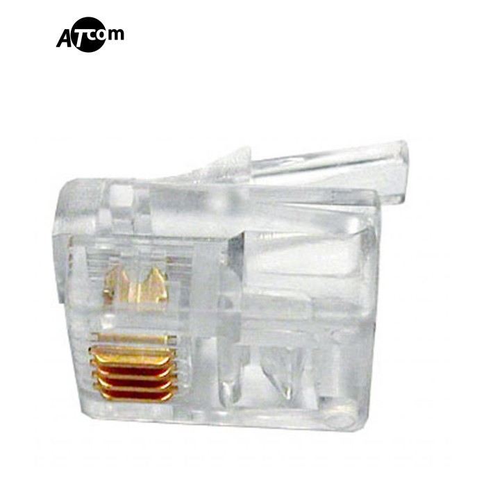 Конектор Atcom RJ12 6P4C (12419)