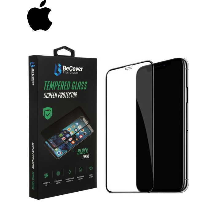 Скло захисне BeCover Apple iPhone 14 Plus Black (707971)