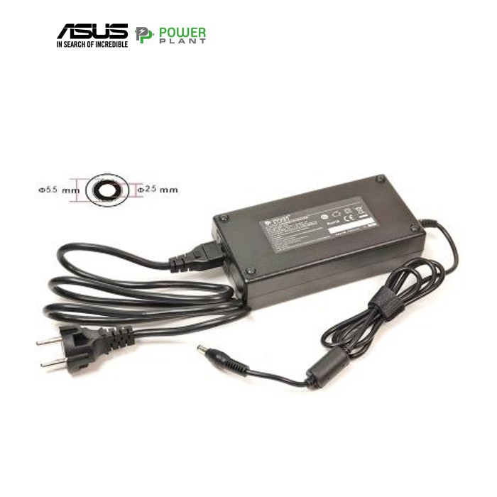 Блок питания к ноутбуку PowerPlant ASUS 220V, 19V 150W 7.9A (5.5*2.5) (AS150F5525)