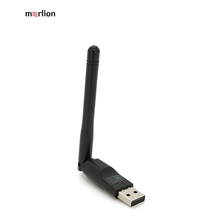 Бездротовий мережевий адаптер з антеною 10см Wi-Fi-USB LV / CL-UW07BT - 8723DU, 802.11bgn, 150MB, 2.4 GHz, WIN7 / XP / Vista / 2K / MAC / LINUX, Blister Q