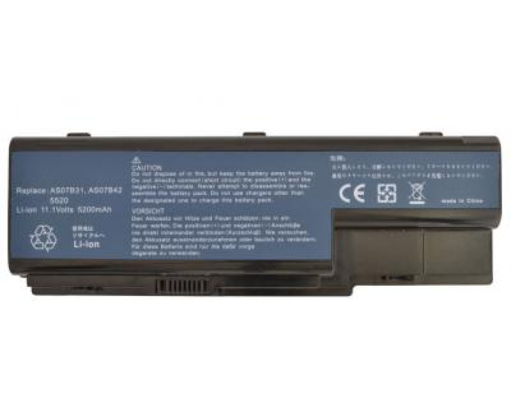 Аккумулятор для ноутбука AlSoft Acer AS07B31 5200mAh 6cell 11.1V Li-ion (A41115)