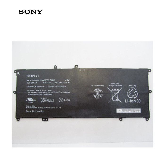 Аккумулятор для ноутбука Sony VGP-BPS40, 3170mAh (48Wh), 4cell, 15V, Li-ion (A47249)