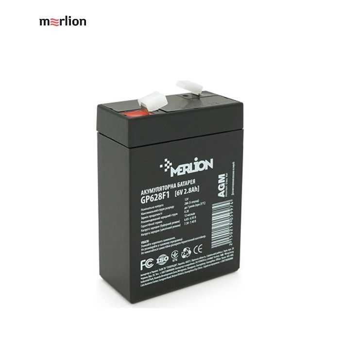 Батарея до ДБЖ Merlion MERLION AGM GP628F1 6 V-2,8Ah (GP628F1)