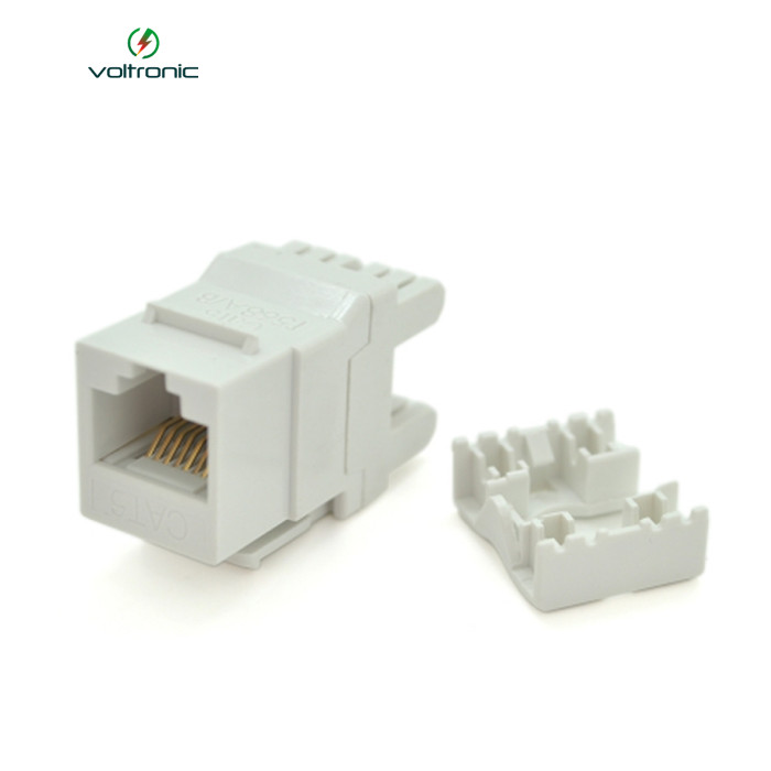 Модуль Keystone RJ-45 кат.5E UTP, вузький 17.2мм, KRONE Voltronic (RJ45-KS-KR)