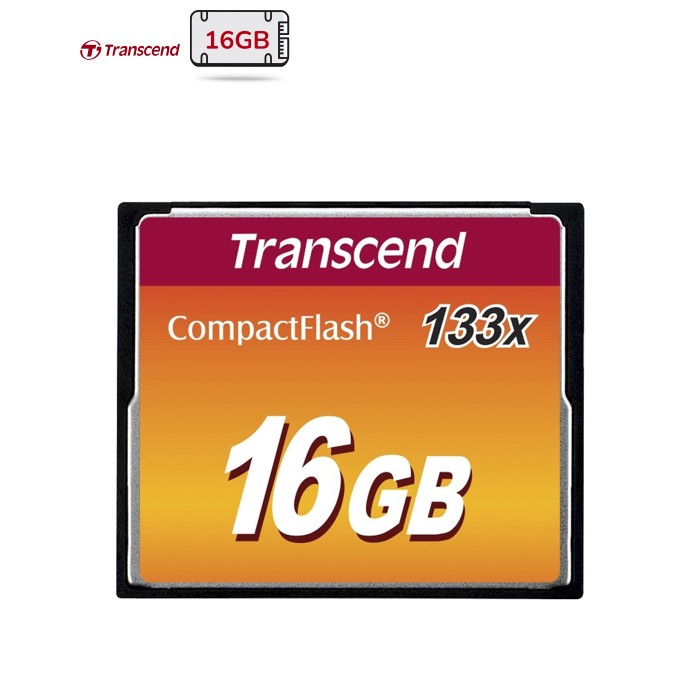 Карта памяти Transcend 16Gb Compact Flash 133x (TS16GCF133)