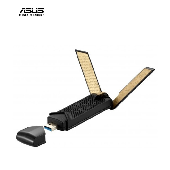 Сетевая карта Wi-Fi ASUS USB-AX56 AX1800 USB 3.0 WPA3 MU-MIMO OFDMA (USB-AX56)