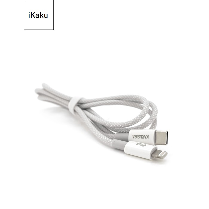 Кабель iKAKU KSC-723 GAOFEI PD20W smart fast charging cable (Type-C to Lightning), Silver, довжина 1м, BOX