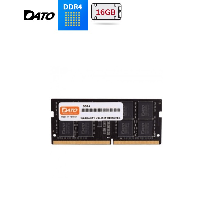 Оперативна пам'ять SoDimm. DDR4 16GB Dato 2666MHz DT16G4DSDND26 CL22, 1.2 V