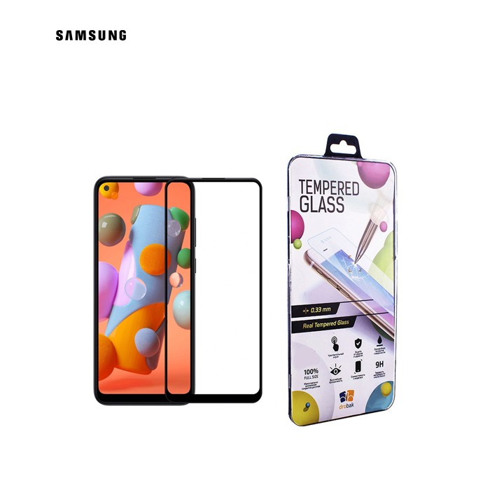 Стекло защитное Drobak Samsung Galaxy A11 Black Frame A+ (494921)