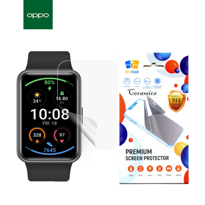 Скло захисне Drobak glass-film Ceramics OPPO Watch Free (313177)