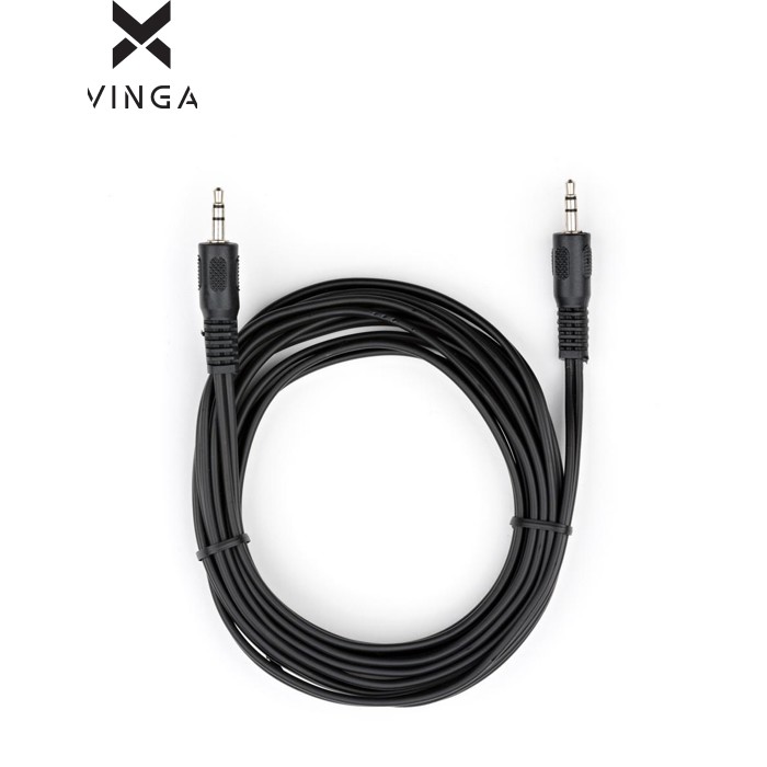Кабель мультимедийный 3.5mm M to 3.5mm M 3.0m Vinga (VCPDCJ35MM3BK)